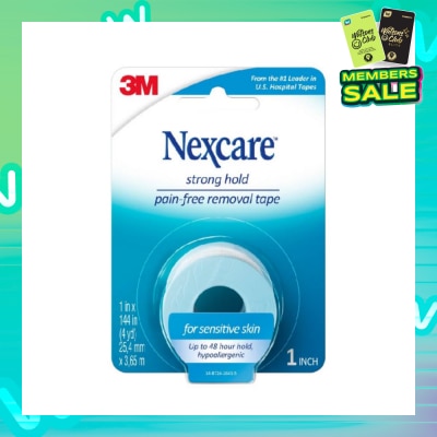NEXCARE™ Strong Hold Pain Free Removal Tape Up to 48 Hour Hold Suitable for Sensitive Skin (25.4mm x 3.65m) 1s