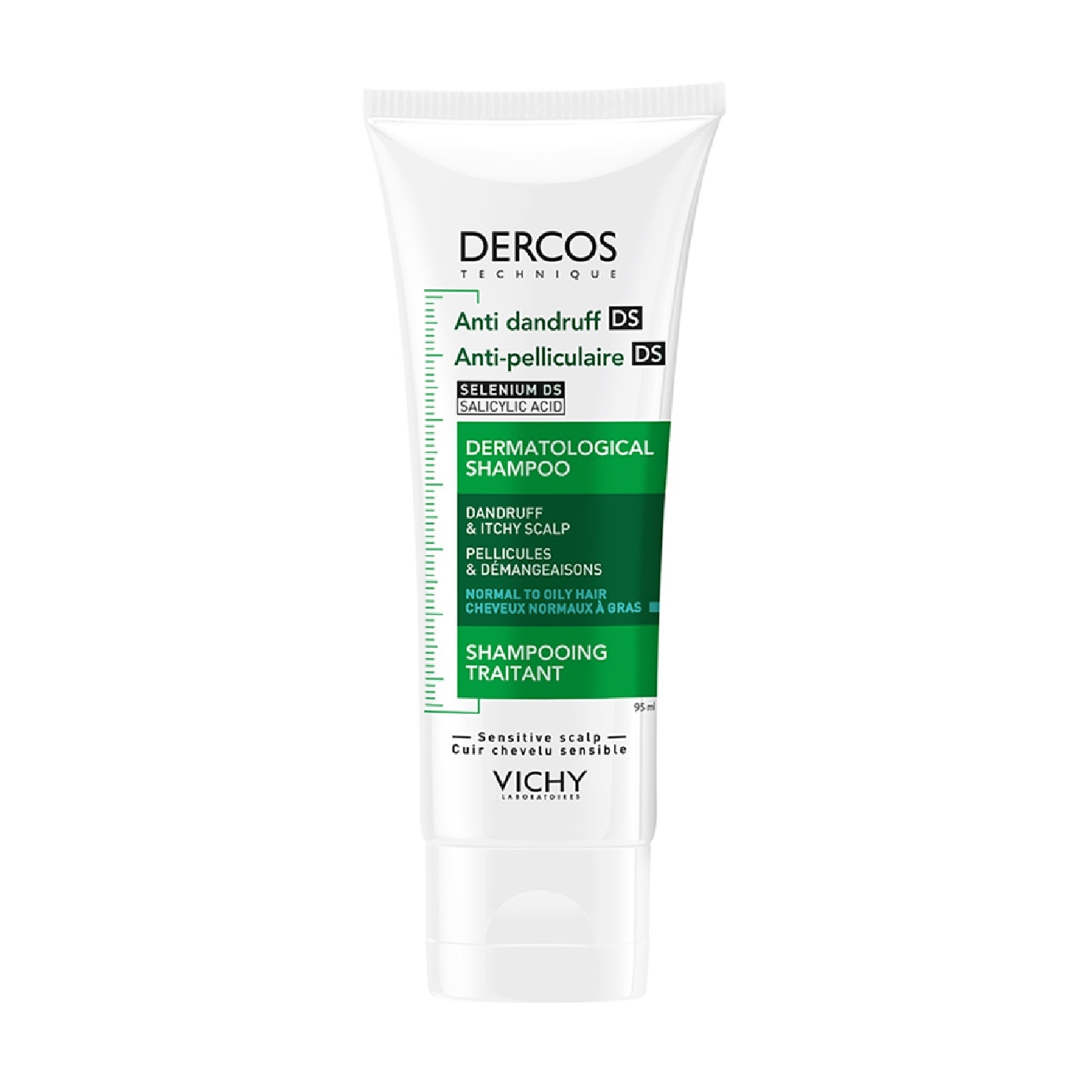 DERCOS Anti-Dandruff Normal to Oily Hair Shampoo 95ml