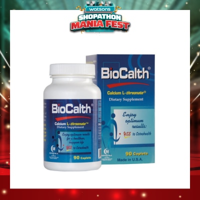 BIOCALTH - Calcium LThreonate 90 Tablets