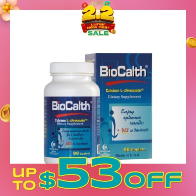 BIOCALTH [CNY] Calcium LThreonate 90 Tablets