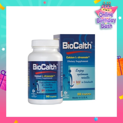 BIOCALTH  Calcium LThreonate 90 Tablets