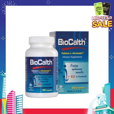 BIOCALTH  Calcium LThreonate 90 Tablets