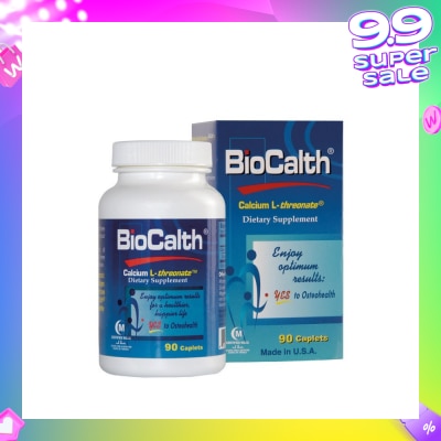 BIOCALTH  Calcium LThreonate 90 Tablets