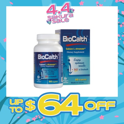 BIOCALTH - Calcium LThreonate 90 Tablets