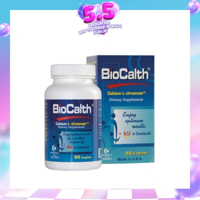 BIOCALTH - Calcium LThreonate 90 Tablets