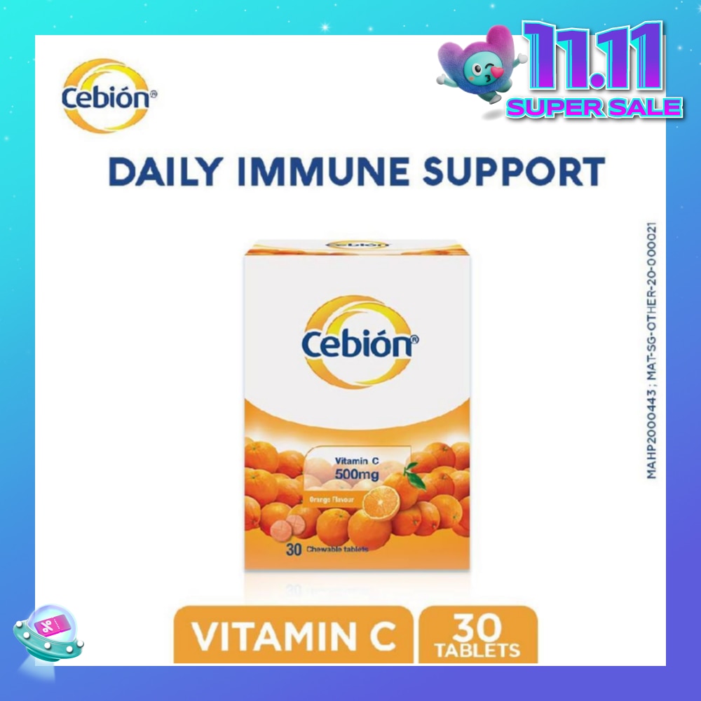 Vitamin C Chewable Tablet Orange Flavour 30s