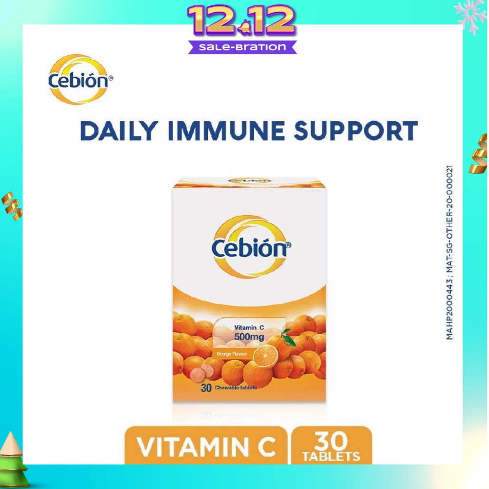 Vitamin C Chewable Tablet Orange Flavour 30s