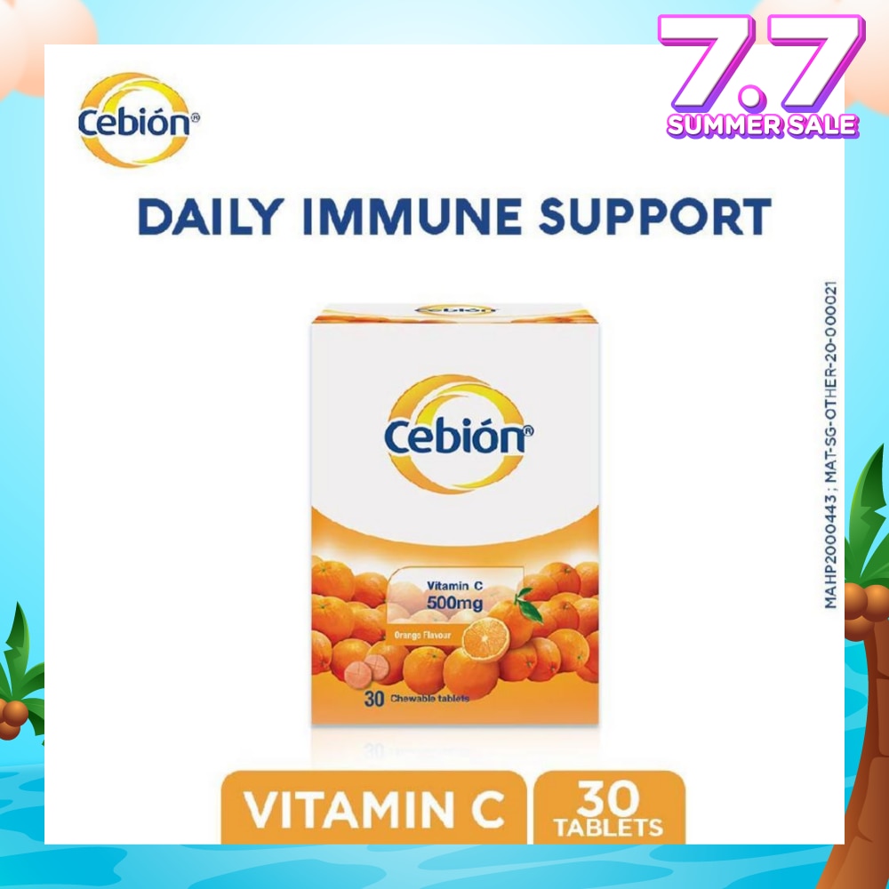Vitamin C Chewable Tablet Orange Flavour 30s