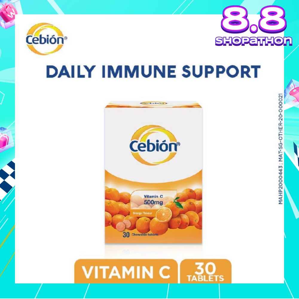 Vitamin C Chewable Tablet Orange Flavour 30s