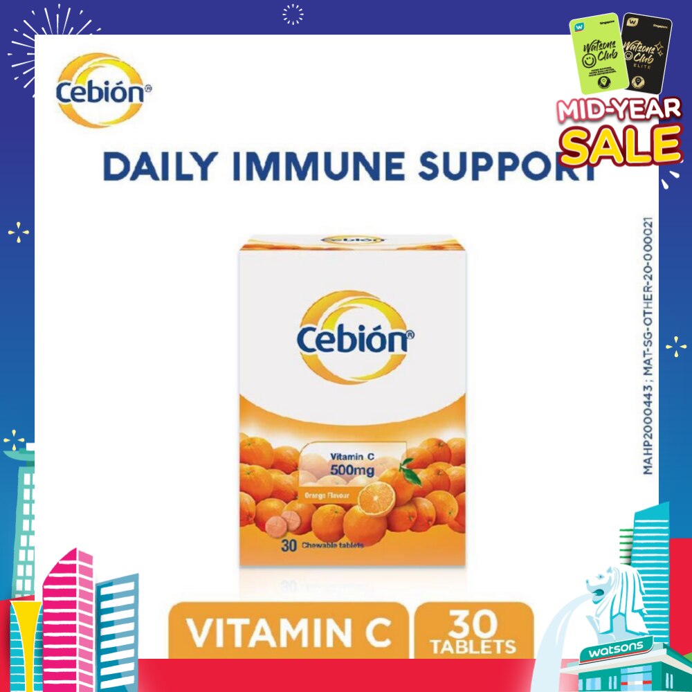 Vitamin C Chewable Tablet Orange Flavour 30s