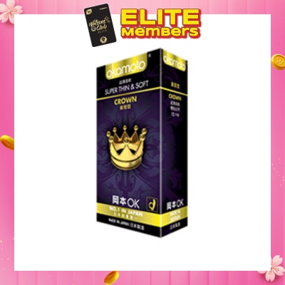 OKAMOTO® Crown Latex Condoms 12S