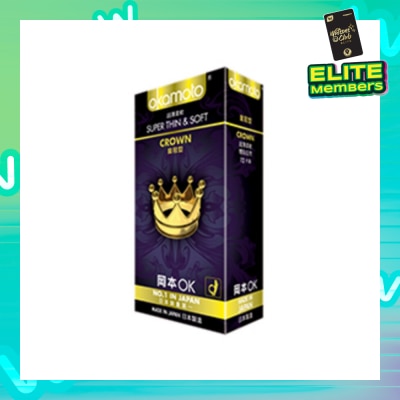 OKAMOTO® Crown Latex Condoms 12S