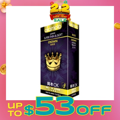 OKAMOTO® Crown Latex Condoms 12S