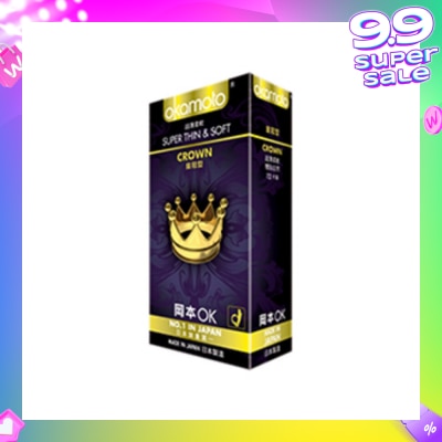 OKAMOTO® Crown Latex Condoms 12S