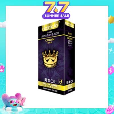 OKAMOTO® - Crown Latex Condoms 12S