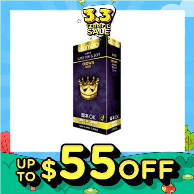 OKAMOTO® Crown Latex Condoms 12S