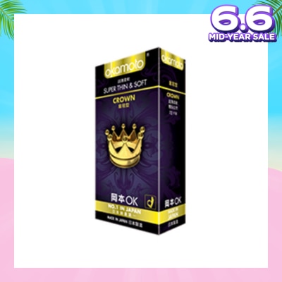 OKAMOTO® Crown Latex Condoms 12S