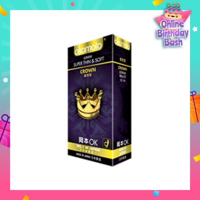 OKAMOTO® Crown Latex Condoms 12S