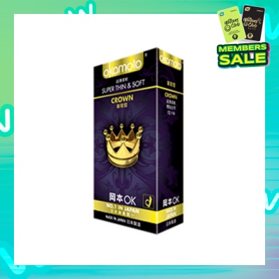 OKAMOTO® Crown Latex Condoms 12S