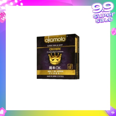 OKAMOTO® Crown Latex Condoms 3s
