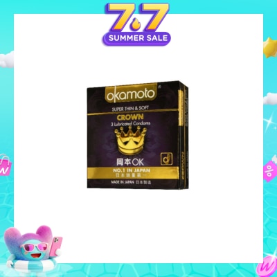 OKAMOTO® - Crown Latex Condoms 3s