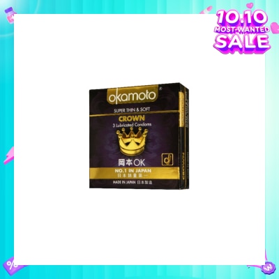 OKAMOTO® Crown Latex Condoms 3s