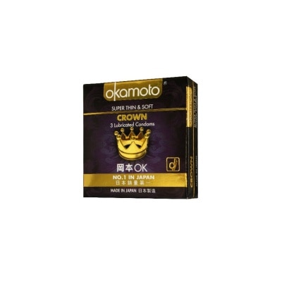 OKAMOTO® Crown Latex Condoms 3s