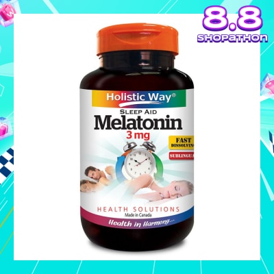 HOLISTIC WAY Melatonin 3 mg x 90's Tablets