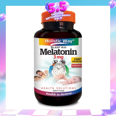 HOLISTIC WAY - Melatonin 3 mg x 90's Tablets