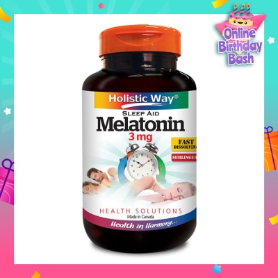 HOLISTIC WAY Melatonin 3 mg x 90's Tablets