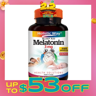 HOLISTIC WAY Melatonin 3 mg x 90's Tablets