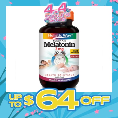 HOLISTIC WAY - Melatonin 3 mg x 90's Tablets