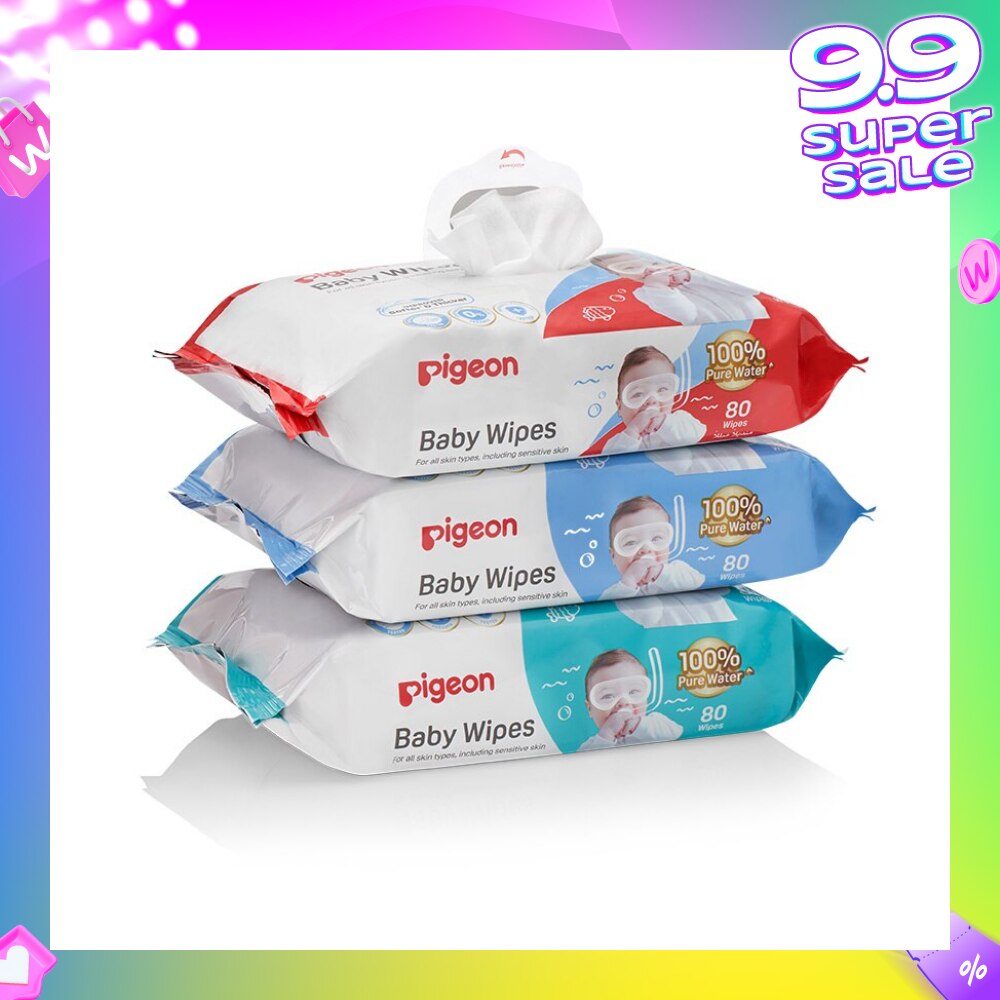 Baby Water Wipes 3in1 3x 80wipes