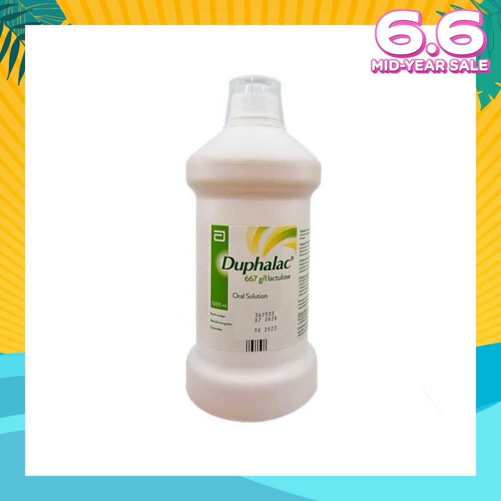 Dulphalac 667g/l Lactulose Oral Solution 1000ml