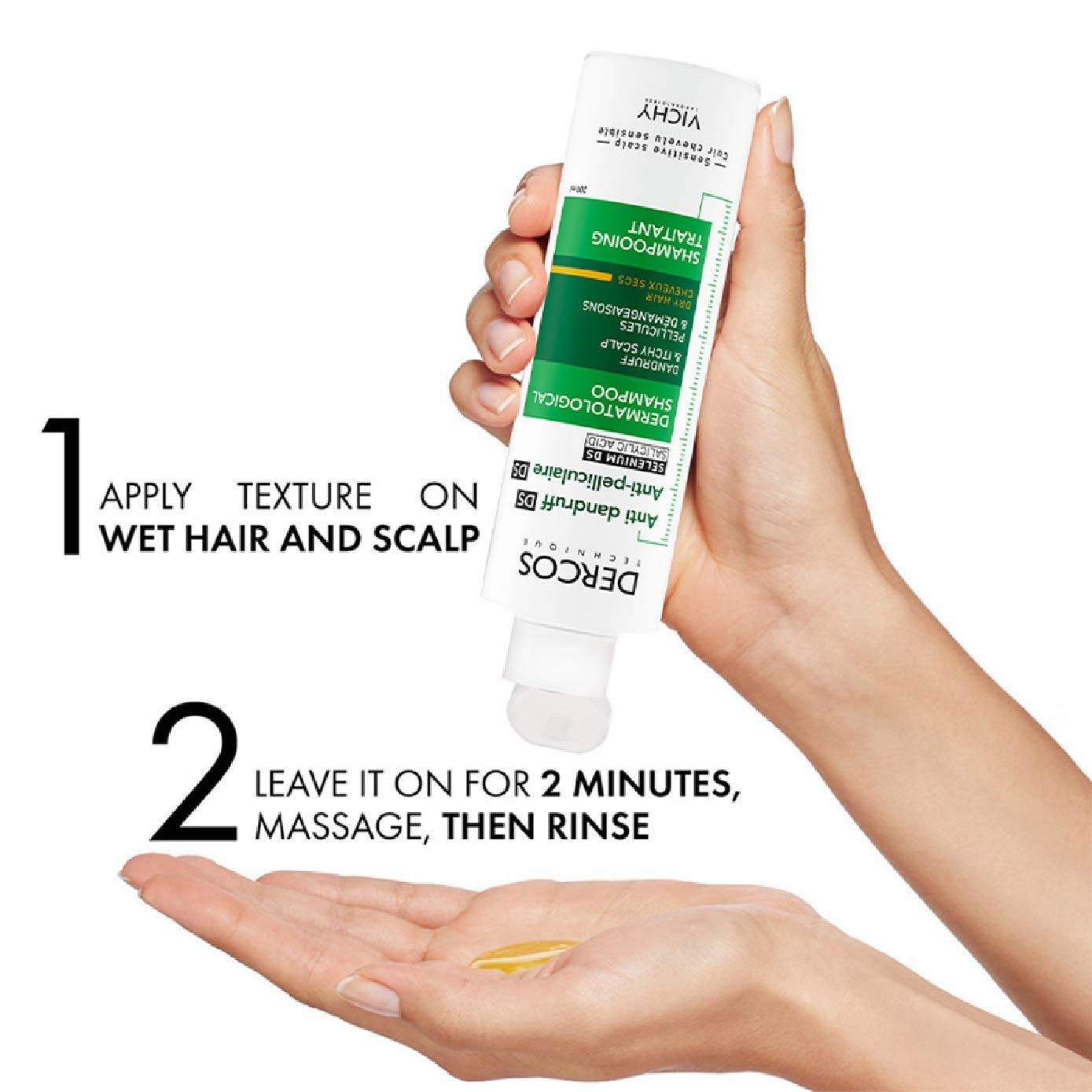 DERCOS Anti-Dandruff Normal to Dry Hair Shampoo 200ml image