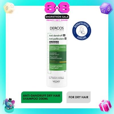 VICHY DERCOS - DERCOS Anti-Dandruff Normal to Dry Hair Shampoo 200ml