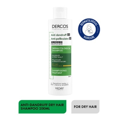 VICHY DERCOS - DERCOS Anti-Dandruff Normal to Dry Hair Shampoo 200ml
