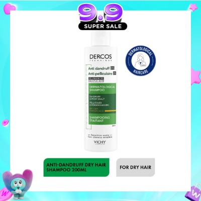 VICHY DERCOS - DERCOS Anti-Dandruff Normal to Dry Hair Shampoo 200ml image
