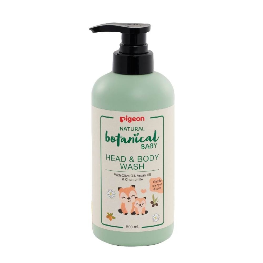 Natural Botanical Baby Head & Body Wash (Gentle on Eyes & Skin) 500ml