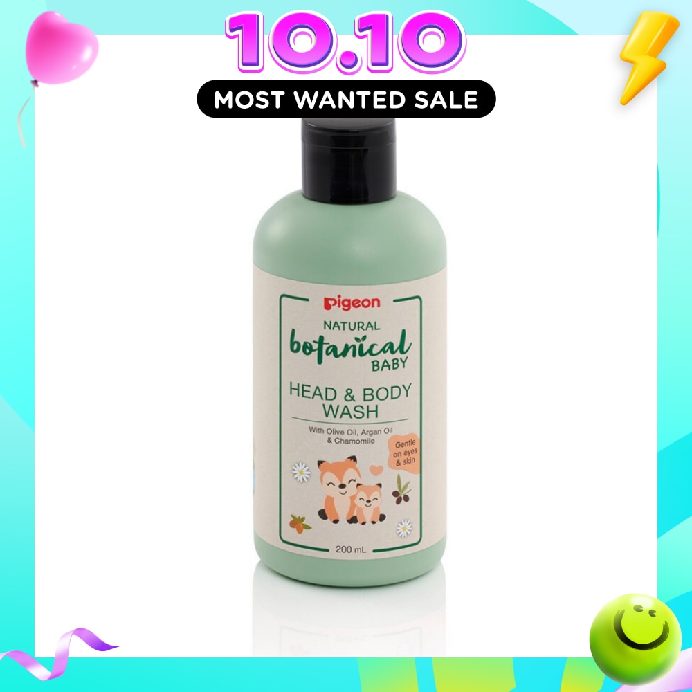 Natural Botanical Baby Head & Body Wash (Gentle on Eyes & Skin) 200ml image