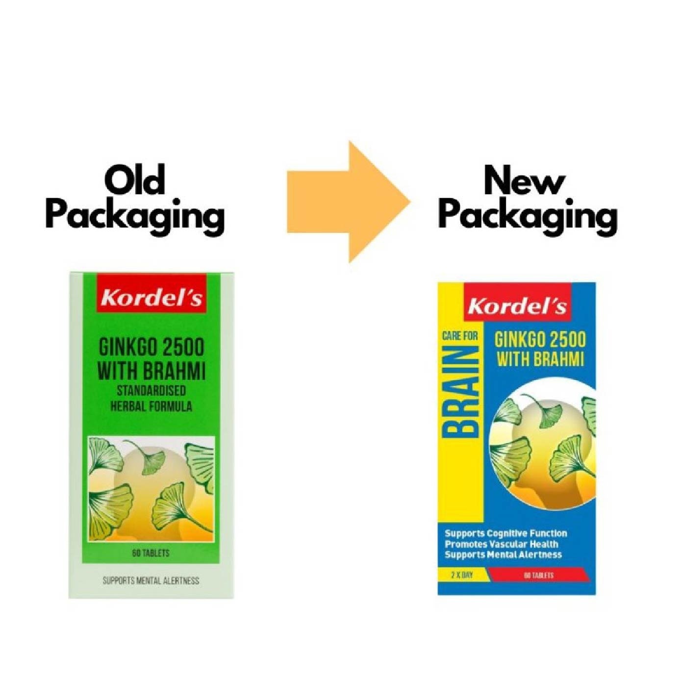 Ginkgo + Brahmi 2500 mg 60s