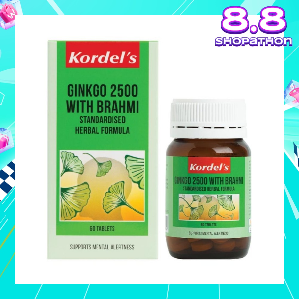 Ginkgo + Brahmi 2500 mg 60s