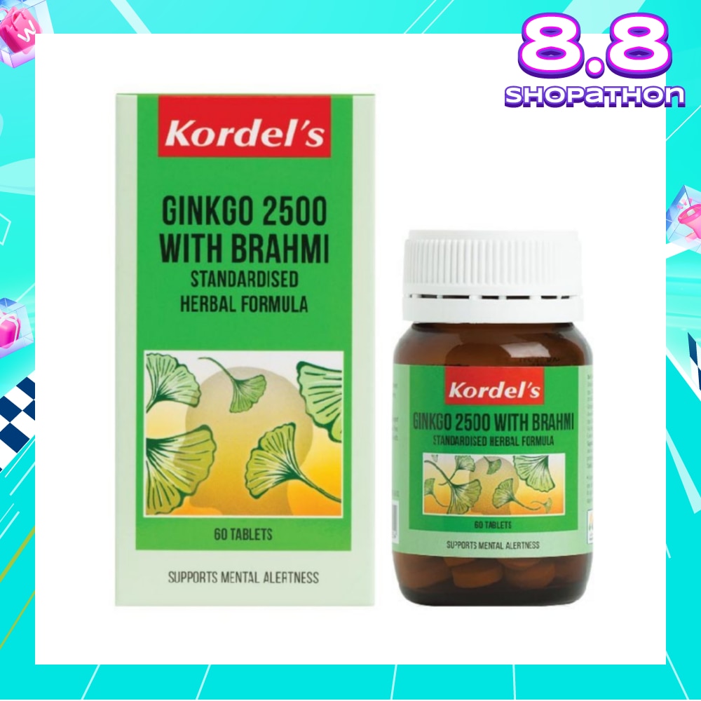 Ginkgo + Brahmi 2500 mg 60s
