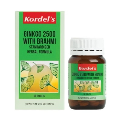 KORDEL'S Ginkgo + Brahmi 2500 mg 60s