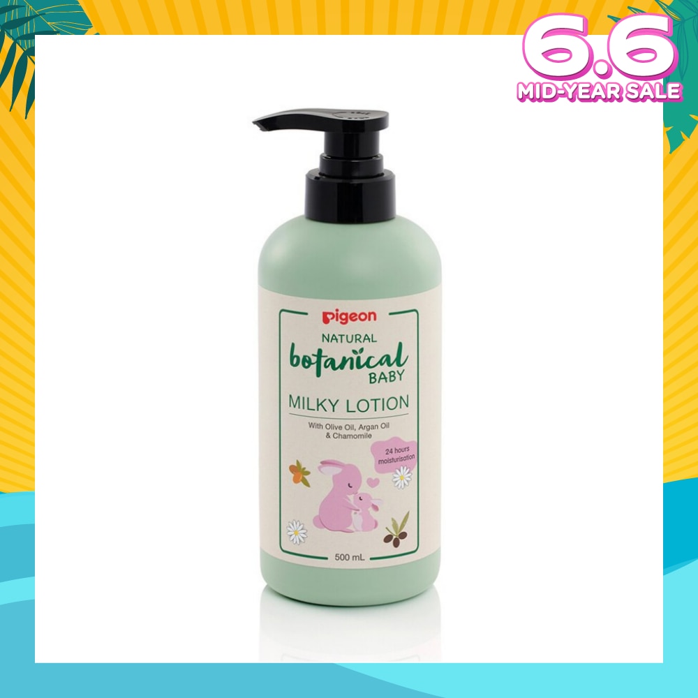 Natural Botanical Baby Milky Lotion (24HR Moisturisation) 500ml