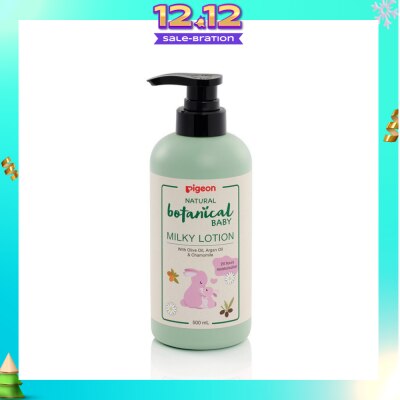 PIGEON Natural Botanical Baby Milky Lotion (24HR Moisturisation) 500ml