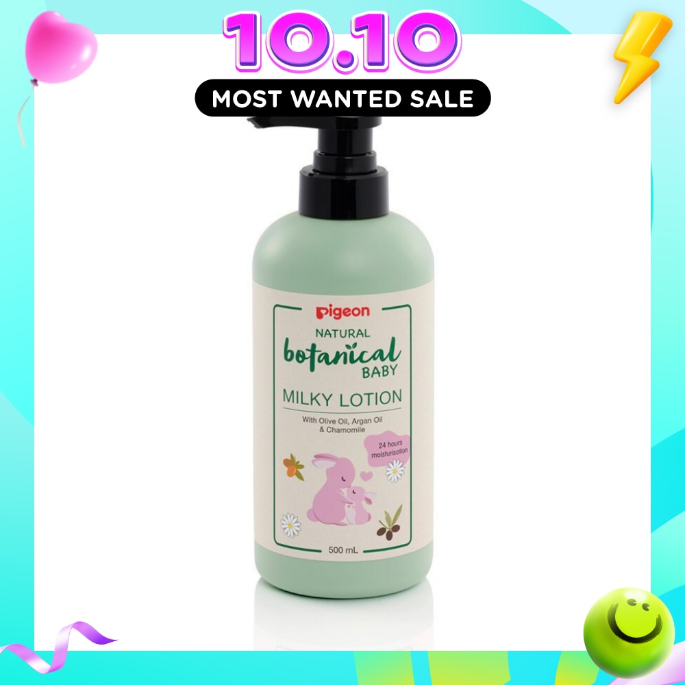 Natural Botanical Baby Milky Lotion (24HR Moisturisation) 500ml image