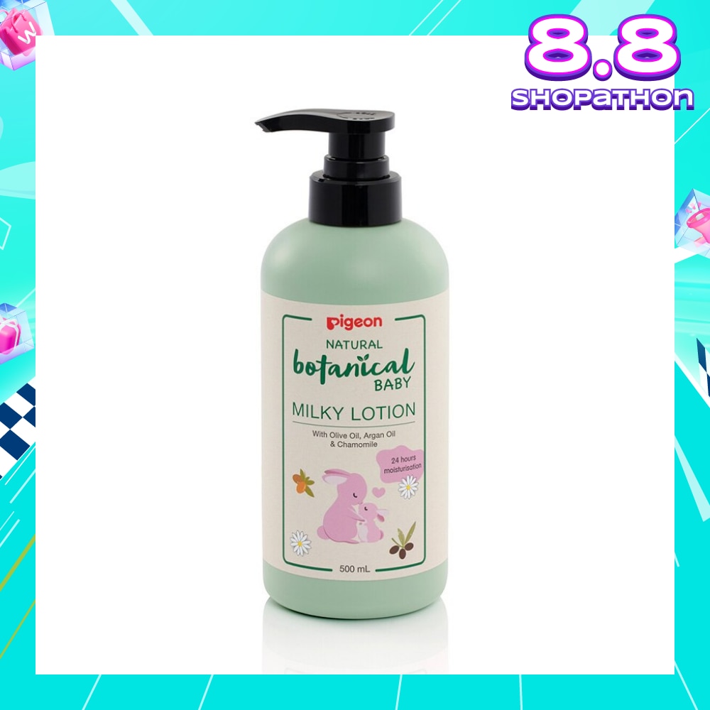 Natural Botanical Baby Milky Lotion (24HR Moisturisation) 500ml