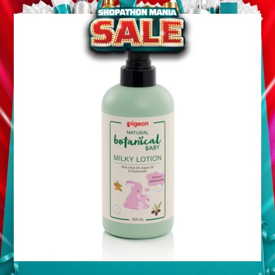 PIGEON - Natural Botanical Baby Milky Lotion (24HR Moisturisation) 500ml