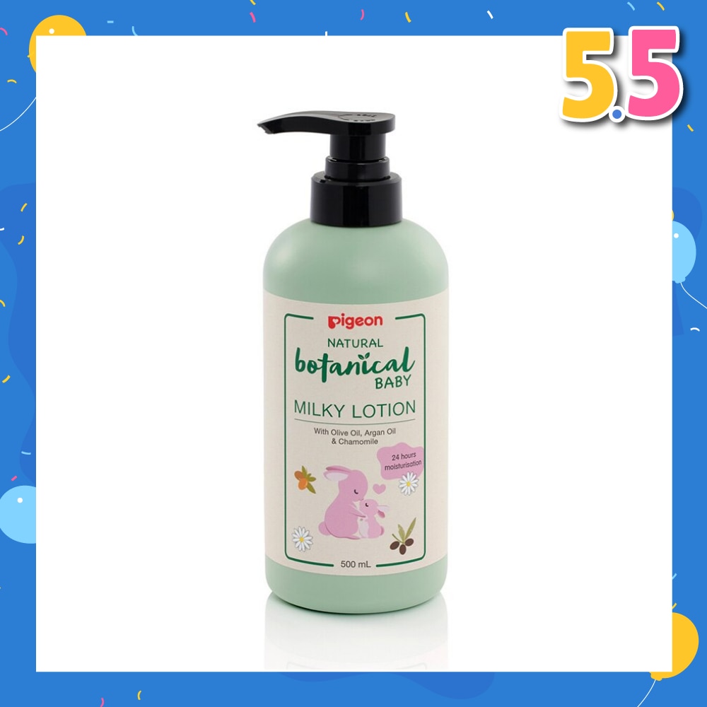 Natural Botanical Baby Milky Lotion (24HR Moisturisation) 500ml